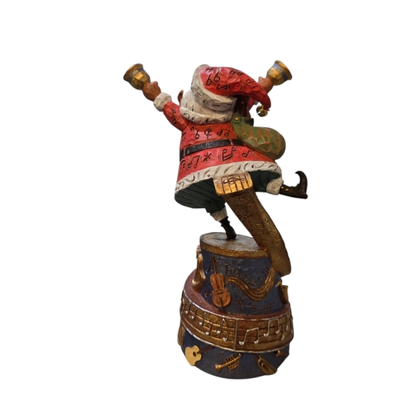 Hallmark 2008 Collector’s Choice Musical Santa Figurine | Plays “Deck the Halls” - Picture 4 of 6